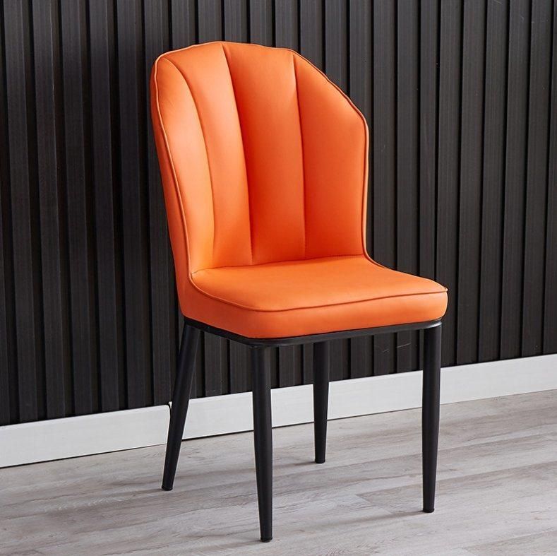 China Factory Contemporary Restaurant Furniture PU Dining Chairs