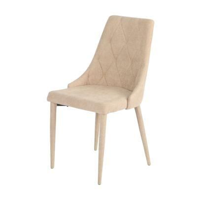 New Velvet Metal Leg Dining Chairs