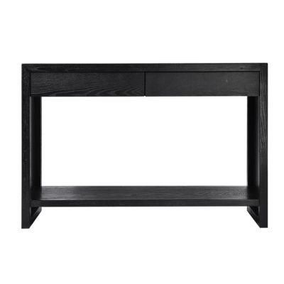 Nordic Design Black Oak Living Dining Room Console Table