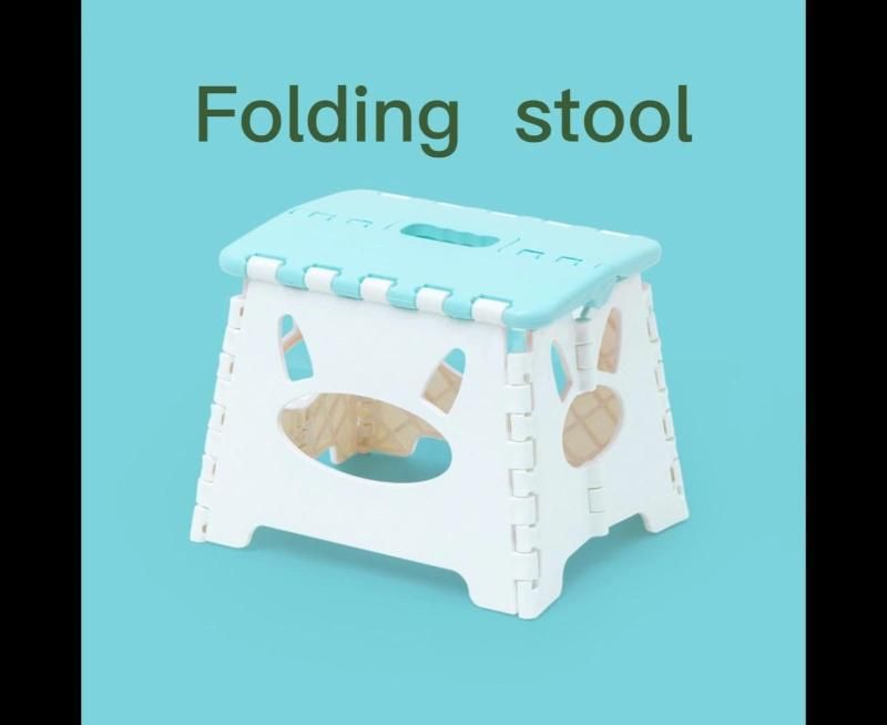 Children′s Mazha Thickened Plastic Low Stool Outdoor Camping Folding Stool Portable Portable Fishing Stool