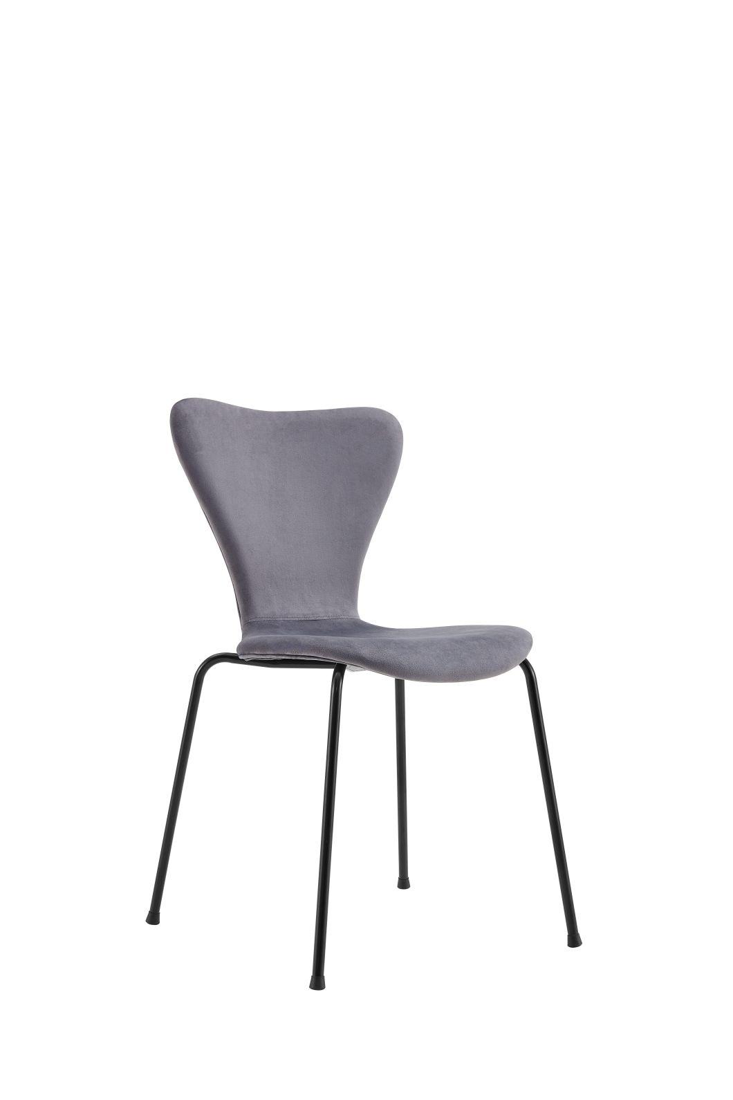 Nordic Modern Fashion Simple Plastic PP ABS Metal Leg Barstool Kitchen High Stool Plastic Chair