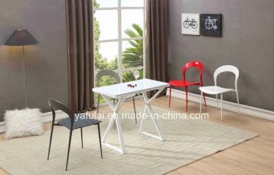 Exquisite MDF Extendable Dining Table Metal Legs Home Furniture