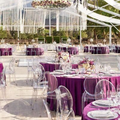 Cheap Ghost Clear Transparent Acrylic Resin Chiavari Chair for Wedding