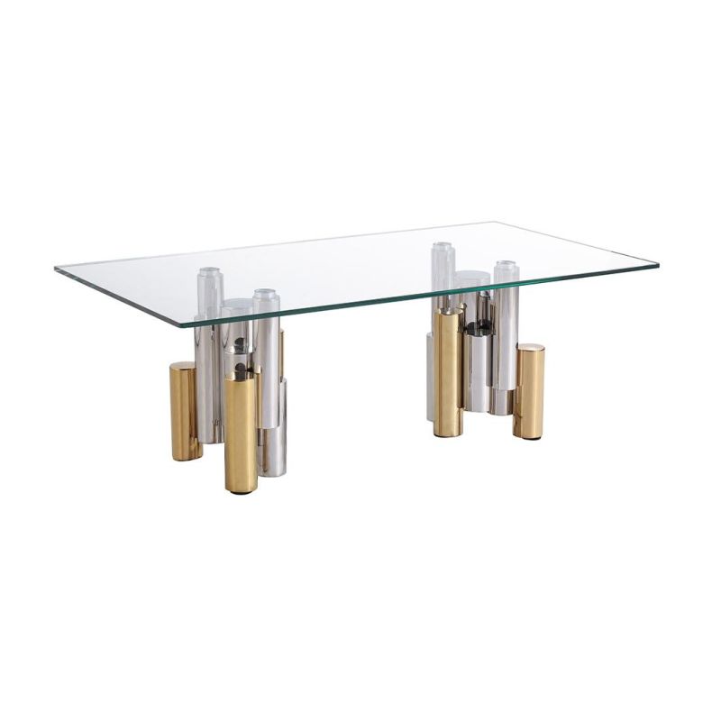 Modern Fashionable Popular Glass Marble Rectangle Top Decoration Minimalist Dining Table