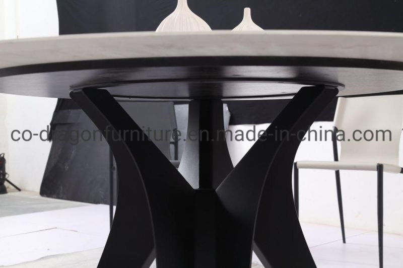 Modern Home Furniture Round Dining Table Sets with Marble Top