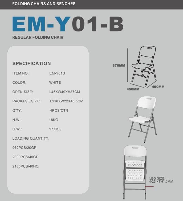 China Modern Outdoor Furniture Luxury Camping Clear Tiffany Folding Chair White Beach Party Plastic Restaurant Dining Banquet Picnic Chiavari Wedding Chairs