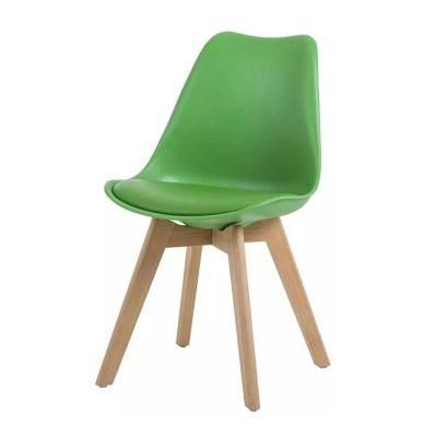 Scandinavian Design Furniture Suppliers Nordic Dining Chair with Wood Legs