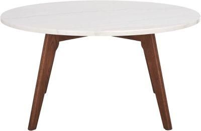 Marble Table Popular Square Shape Beech Wood Cross Leg Dining Table with Chairs for Dining Room