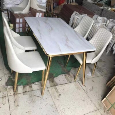 Hot Sale Italian Retractable Marble Dining Table