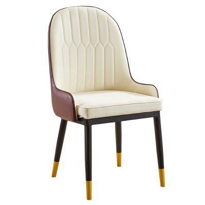 Upholstered Patchwork Armchair Daining Chair Creamy White Husk Seats Comedor Chair