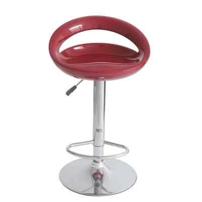 Wholsale Furniture Hot Sale Modern Stainless Steel High Counter Leather Bar Stool Bar Chair