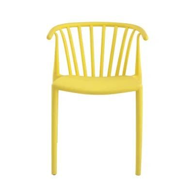 Heavy Duty Outdoor Plastic Chair UV Resistant PP Plastic Outdoor Chairs