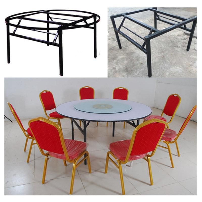 Wedding Party Event Rental Rectangle PVC Plywood Melamine Folding Table