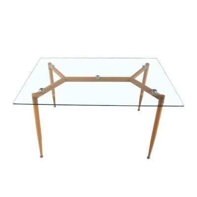 Wholesale China Glass Living Room Furniture Designer Imported Triangle Glass Dining Table