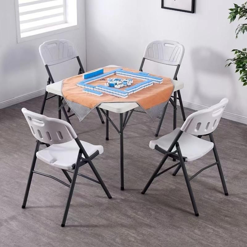 Cheap Home Furniture Dining Table Set Restaurant Modern Comedores 4 Sillas Square Metal Legs Dining Set