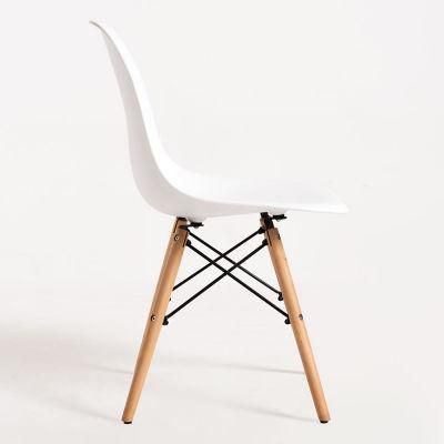 Modern PP + Wood Dining Chairs for Home