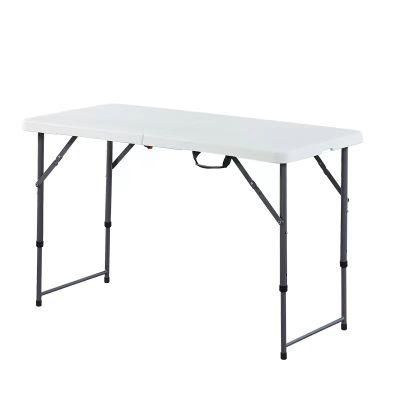 Wholesale Home Furniture 1.2m Folding Table Nordic Luxury Modern Plastic Dining Table for Restaurant