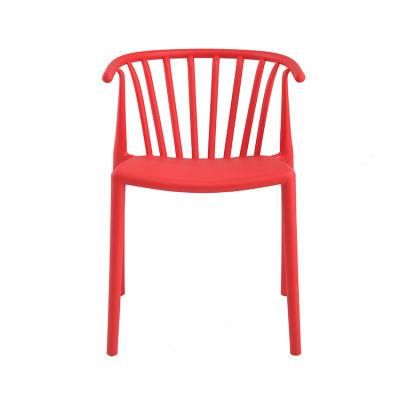 Hot Sale Morden Dining Plastic Chair Simple PP Outdoor Indoor Chair