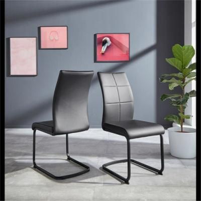 Furniture Dining Chair with Z Shape Chrome Legd Chair