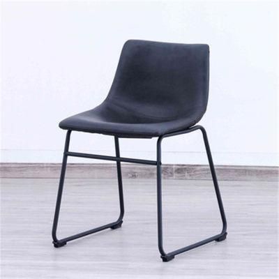 China Wholesale Cafe Office Furniture Restaurant Home Modern Leather Living Room Dining Chairs