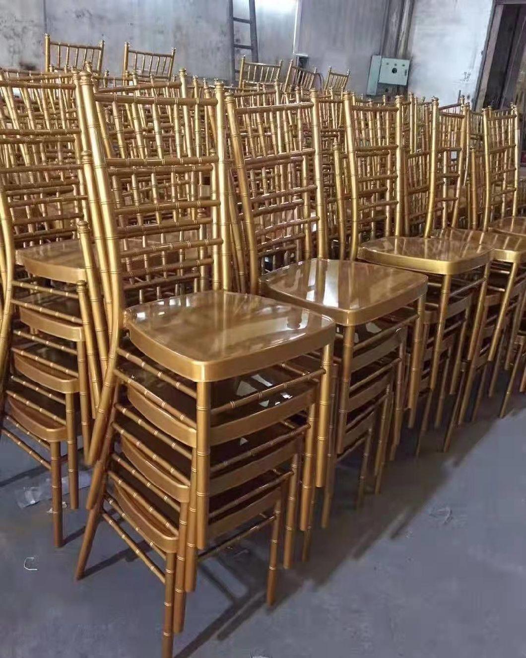 Luxury Furniture Classic Diamond Back Chiavari Chair Steel Contemporary and Comfortable Feel Chair