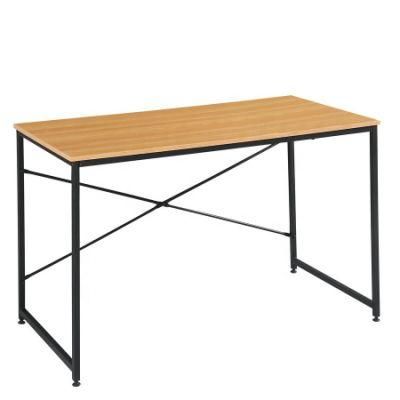 Wholesale Rectangular Modern Wooden Dining Table with Metal Leg