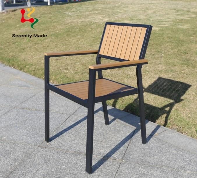 out Door Furniture Set for Park Resting Water Proof Metal Base Chair