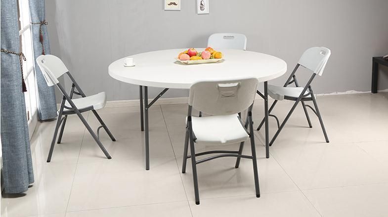 Plastic Frame Round Used Banquet Outdoor Hotel Dining Table