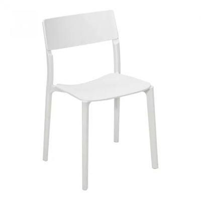 Classic Style Minimalism Plastic Restaurant Chairs Home Children White Plastic Desk Chair Meeting Staff Office Chair Modern