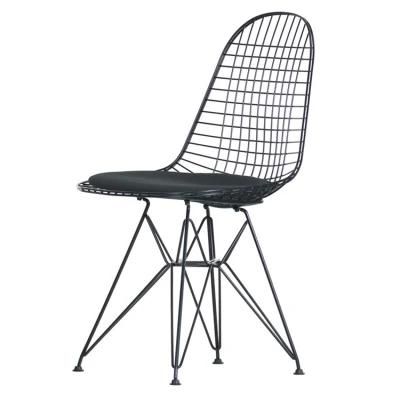 Black Wire Chair Computer Backrest Stool Coffee Shop Metal Stainless Steel Thickened Dining Chair Outdoor Milk Tea Shop Leisure Chair