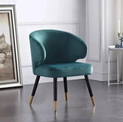 Modern Restaurant Home Furniture Use Elegante Velvet Fabric Dining Chair