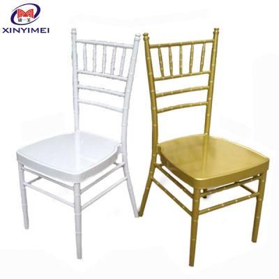 High Quality Wedding Decoration Metal Gold Chiavari Chair