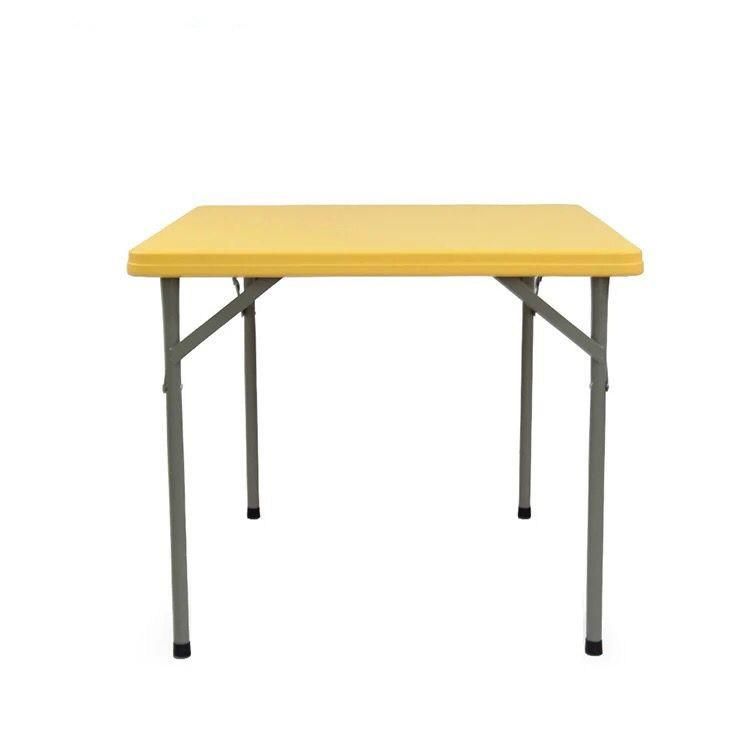 High Quality Square Restaurant Lounge Dining Folding Table for Sale