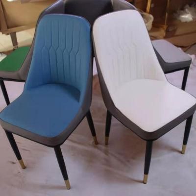 Top Sale Contemporary Leather Upholstered Fashion Dining Chair