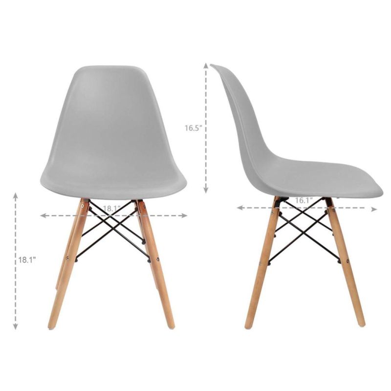 Hot Selling Cheapest French Italian Nordic Dining Room Set Dining Chair Hotel Office Cafe Chair Silla De Plastico Silla De Comedor Moderna Kitchen Chair