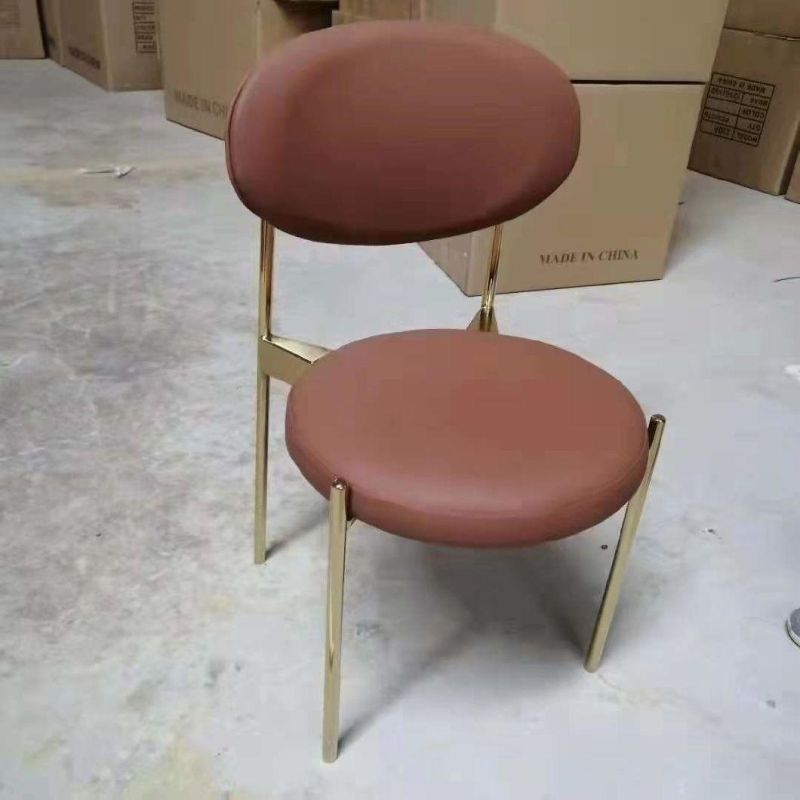 Big Seat Space Leisure Chaises Chairs Dining Chair for Kitchen