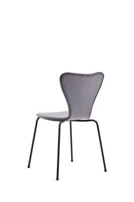 Modern Dinner Restaurant Cafe Hotel Furniture Metal Legs PP Plastic Dining Chairs