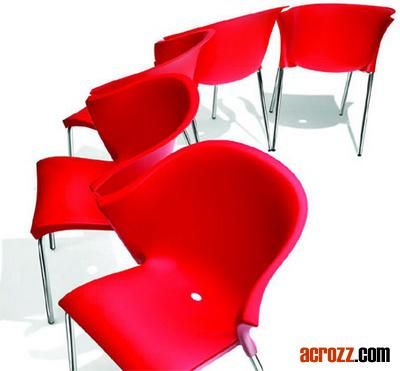 Italy Designer Furniture Bla Bla Bla Plastic Stacking Dining Chair