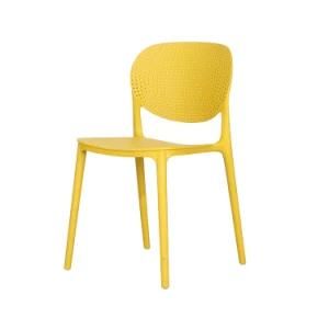 Leisure Stackable Plastic Chairs Macarons Chair