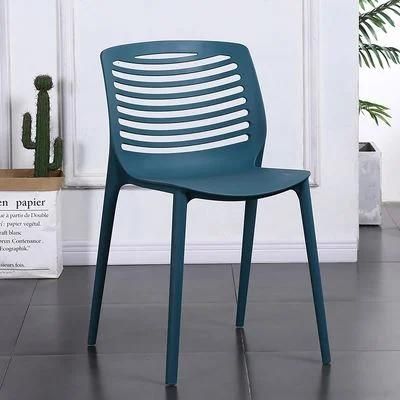 Nordic Modern Simple Household Backrest Customizable Dining Room Chair Cafe Plastic Chair