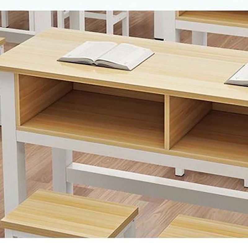 School Furniture Stainless Steel Frame Student Table Writing Study Desk