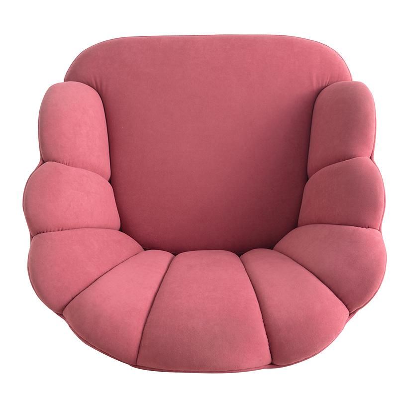 Hot Sale Wholesale High Quality Modern Living Room Soft Fabric Velvet Chair