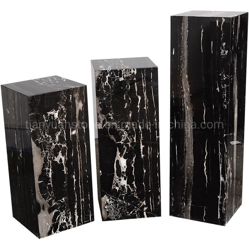 Customized Square Marble Display Pedestal Plinth