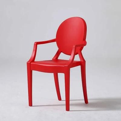 Sedia Fantasma Per Bambini Red PP Children&prime;s Ghost Chair Modern Portable Design Safe Acrylic Kids Dining Chair