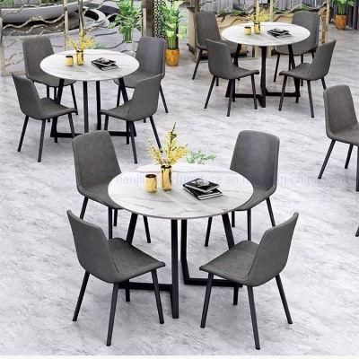 Cafeteria Ceramic Dining Tables and Chairs Sets for Cafes and Restaurants