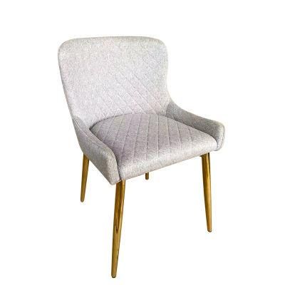 Luxury Yellow Velvet Chair Cheap Price Stainless Steel Wedding Dining Chair