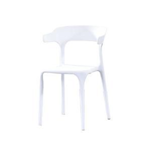 Outdoor Furniture Classic Low Back PP Material Simple Nordic Dining Chair Outdoor Dining Chair