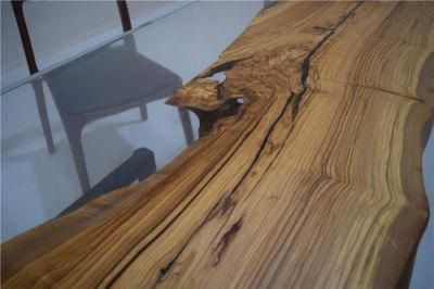 Solid Wood Resin Table for Dining Table