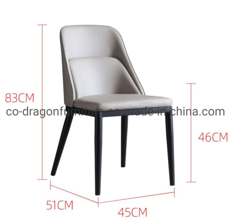 Modern Home Furniture High Back Leisure Leather Dining Chair Sets