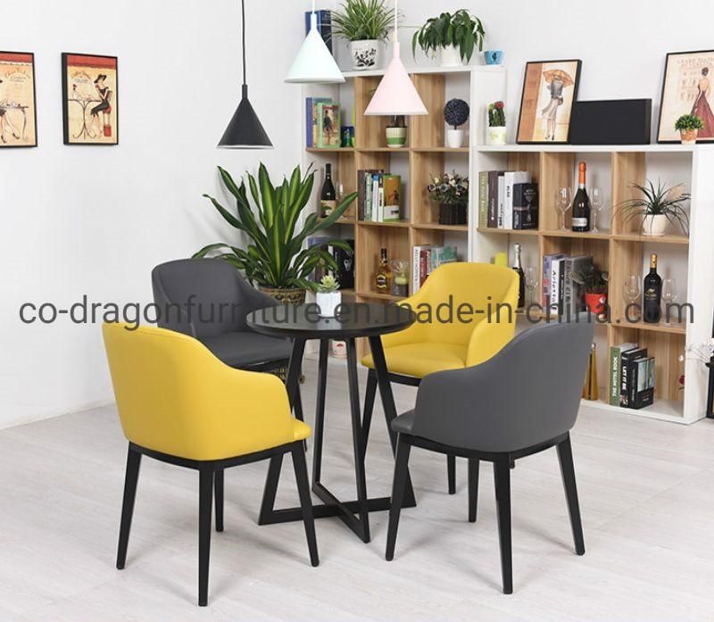 High Quality New Design Home Furniture Wooden Leather Dining Chair